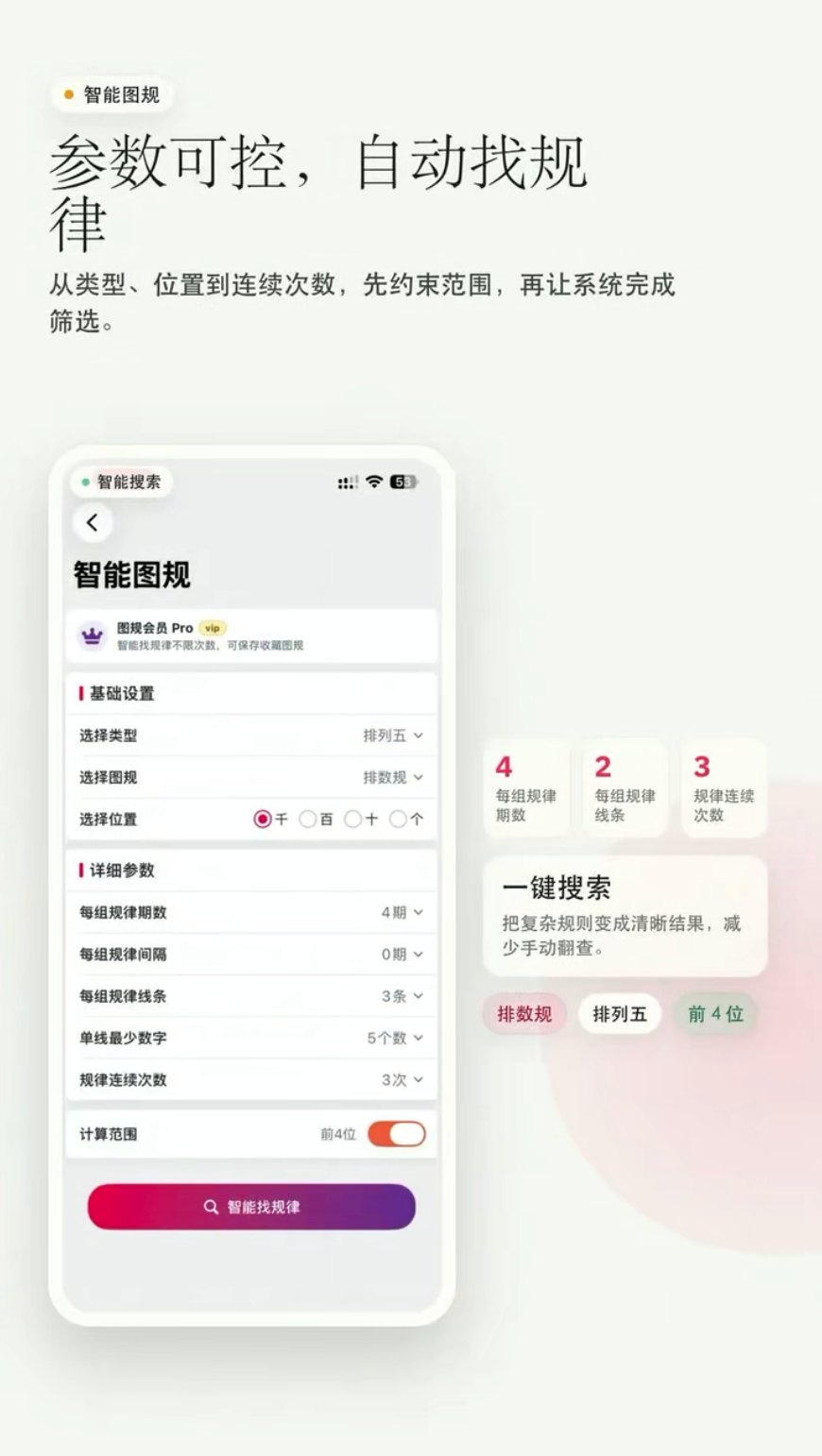 智能图规参数设置界面